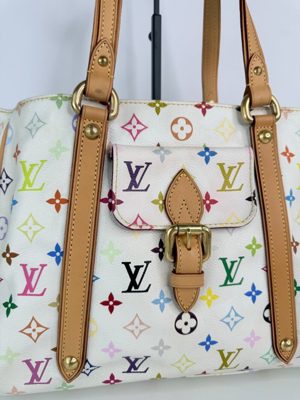 louis vuitton cabas piano handbag monogram multicolor - Picture 3 of 15
